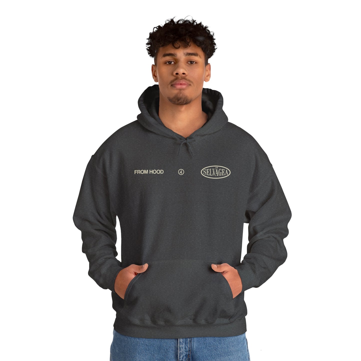 Nº 19 FROM HOOD DARK GREY HOODIE - Selvägea