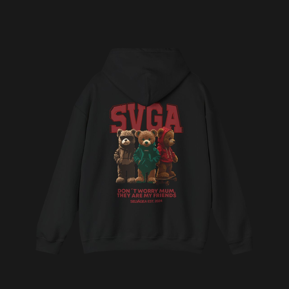 Nº 14 TEDDY BEAR DON´T WORRY MUM - HOODIE - Selvägea