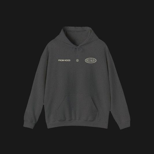 Nº 19 FROM HOOD DARK GREY HOODIE - Selvägea