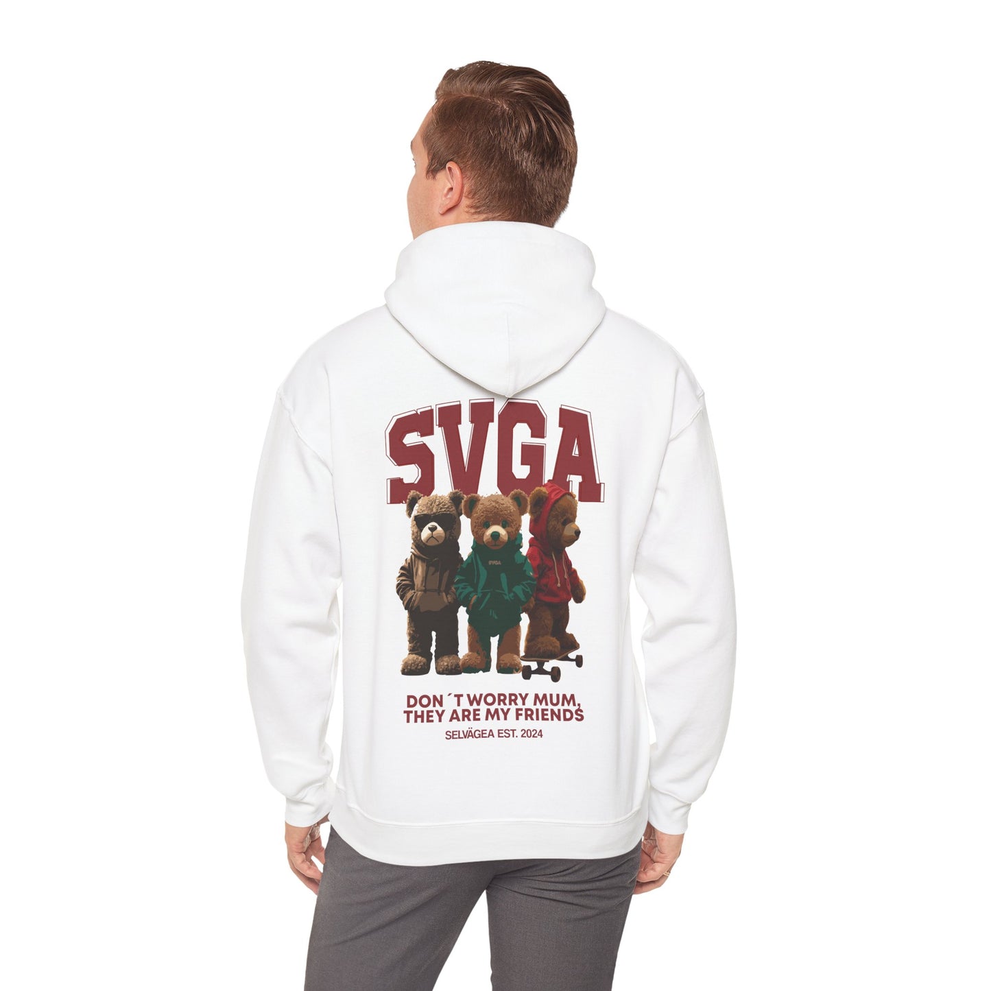 Nº 14 SAN VALENTIN TEDDY BEAR - HOODIE - Selvägea