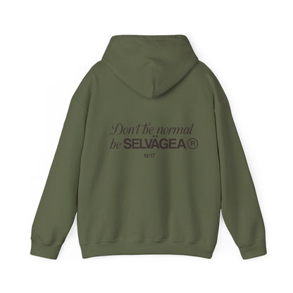 Nº 17 DON´T BE NORMAL GREEN MILITAR HOODIE