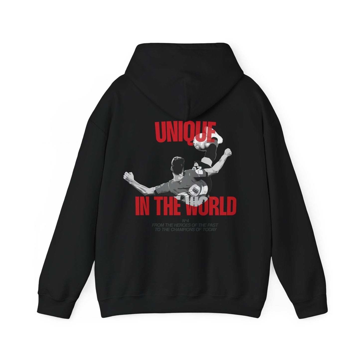 Nº 4 UNIQUE IN THE WORLD CAP HOODIE - Selvägea