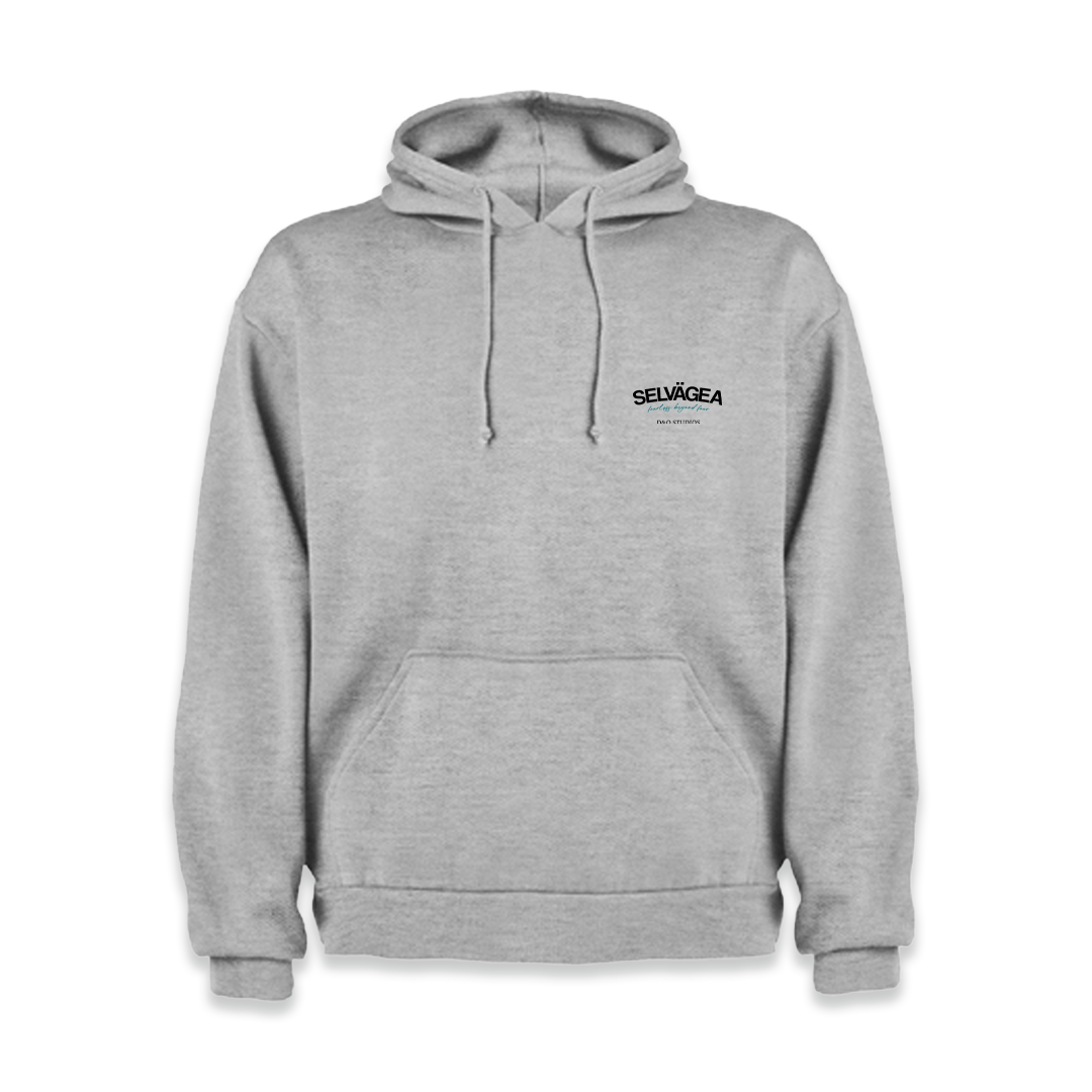 Nº 2 FEARLESS  CAP HOODIE - GREY - Selvägea