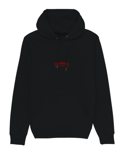 Nº 4 UNIQUE IN THE WORLD CAP HOODIE - BLACK - Selvägea