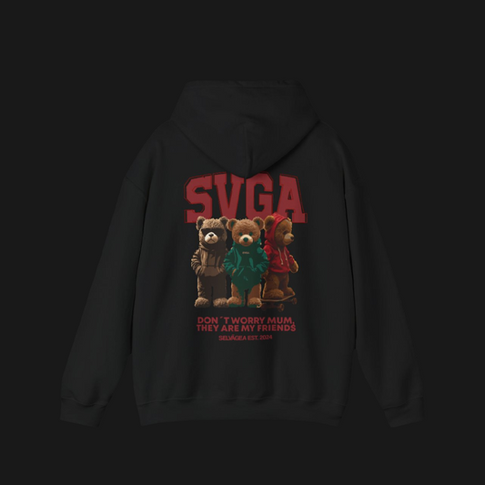 Nº 14 TEDDY BEAR DON´T WORRY MUM - HOODIE - Selvägea