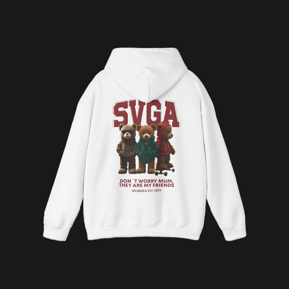 Nº 14 TEDDY BEAR DON´T WORRY MUM - HOODIE - Selvägea