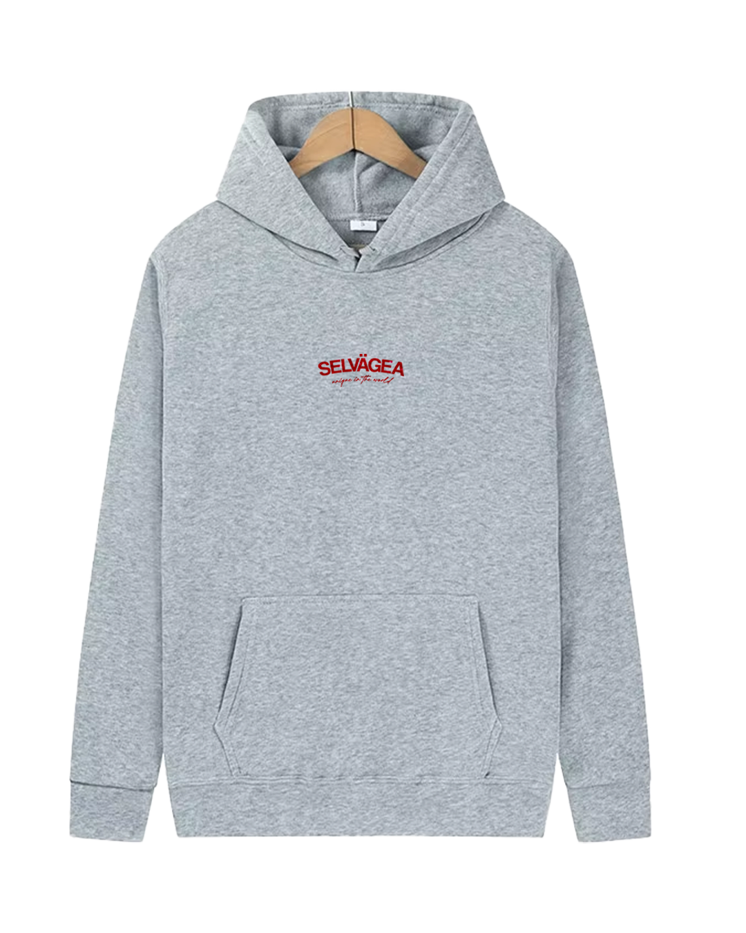 Nº 4 UNIQUE IN THE WORLD CAP HOODIE - GREY